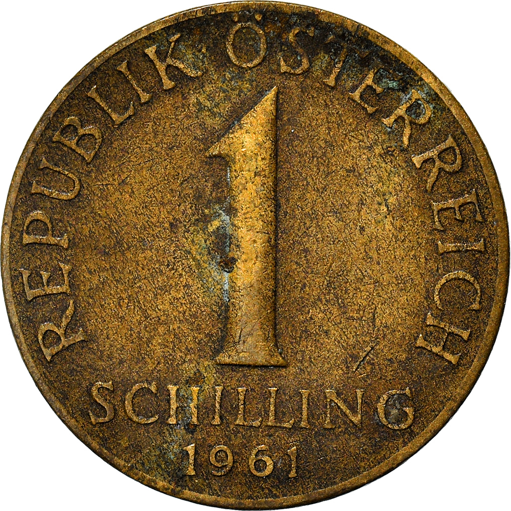 Coin, Austria, Schilling, 1961, , Aluminum-Bronze, KM:2886
