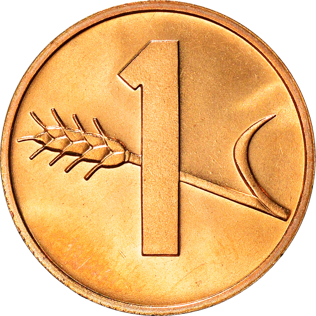 Coin, Switzerland, Rappen, 1975, Bern, , Bronze, KM:46