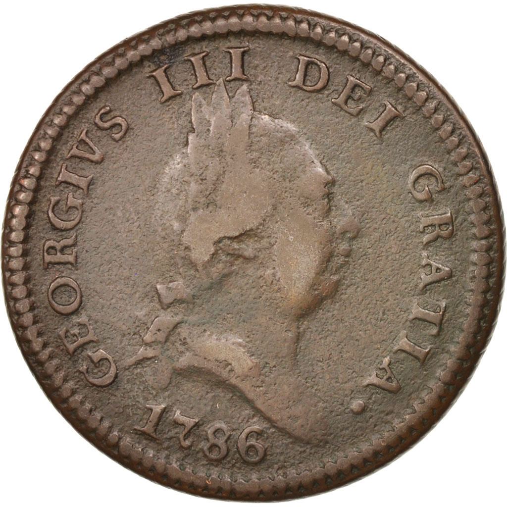 Coin, Isle of Man, Penny, 1786, , Copper, KM:9.1
