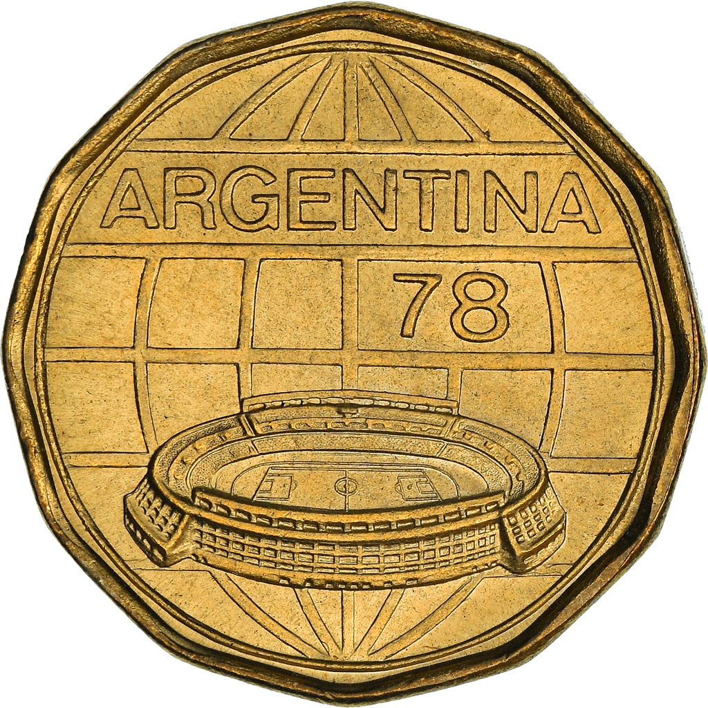 Coin, Argentina, 100 Pesos, 1977, , Aluminum-Bronze, KM:77