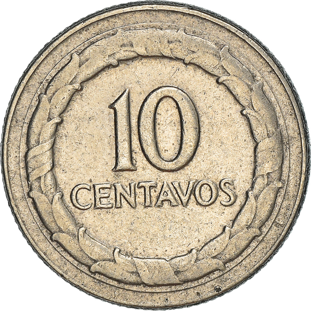 Coin, Colombia, 10 Centavos, 1969, , Nickel Clad Steel, KM:226