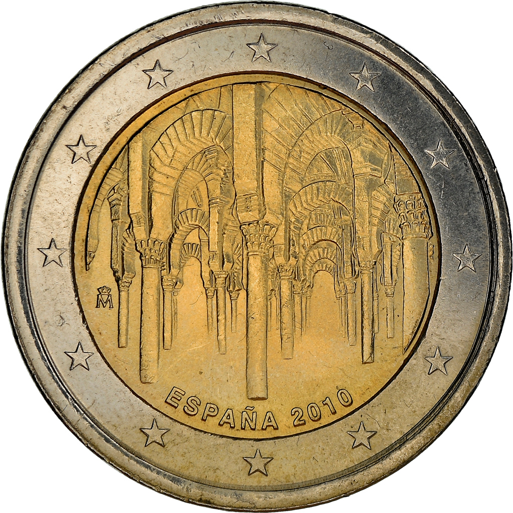 Spain, 2 Euro, 2010, Madrid, , Bi-Metallic, KM:1152