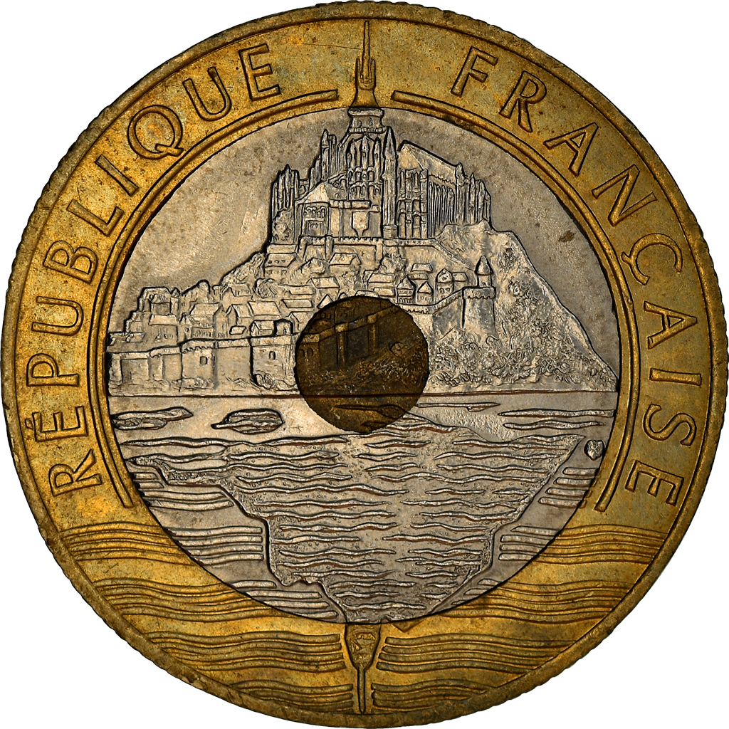 Coin, France, 20 Francs, 1993, , Bimetallic, Gadoury:871a