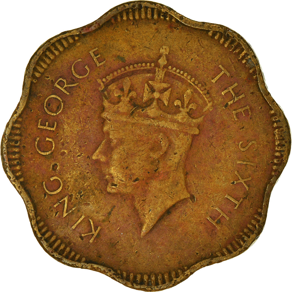 Coin, Ceylon, George VI, 10 Cents, 1951, , Nickel-brass, KM:121