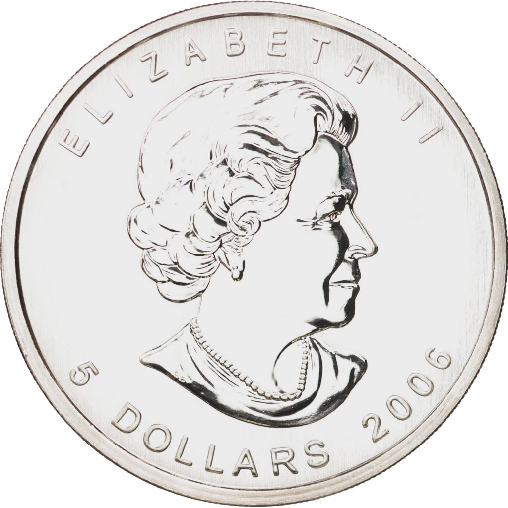Coin, Canada, Elizabeth II, 5 Dollars, 2006, Royal Canadian Mint,