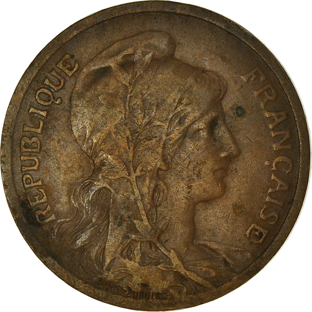 Coin, France, Dupuis, 10 Centimes, 1915, Paris, , Bronze, KM:843