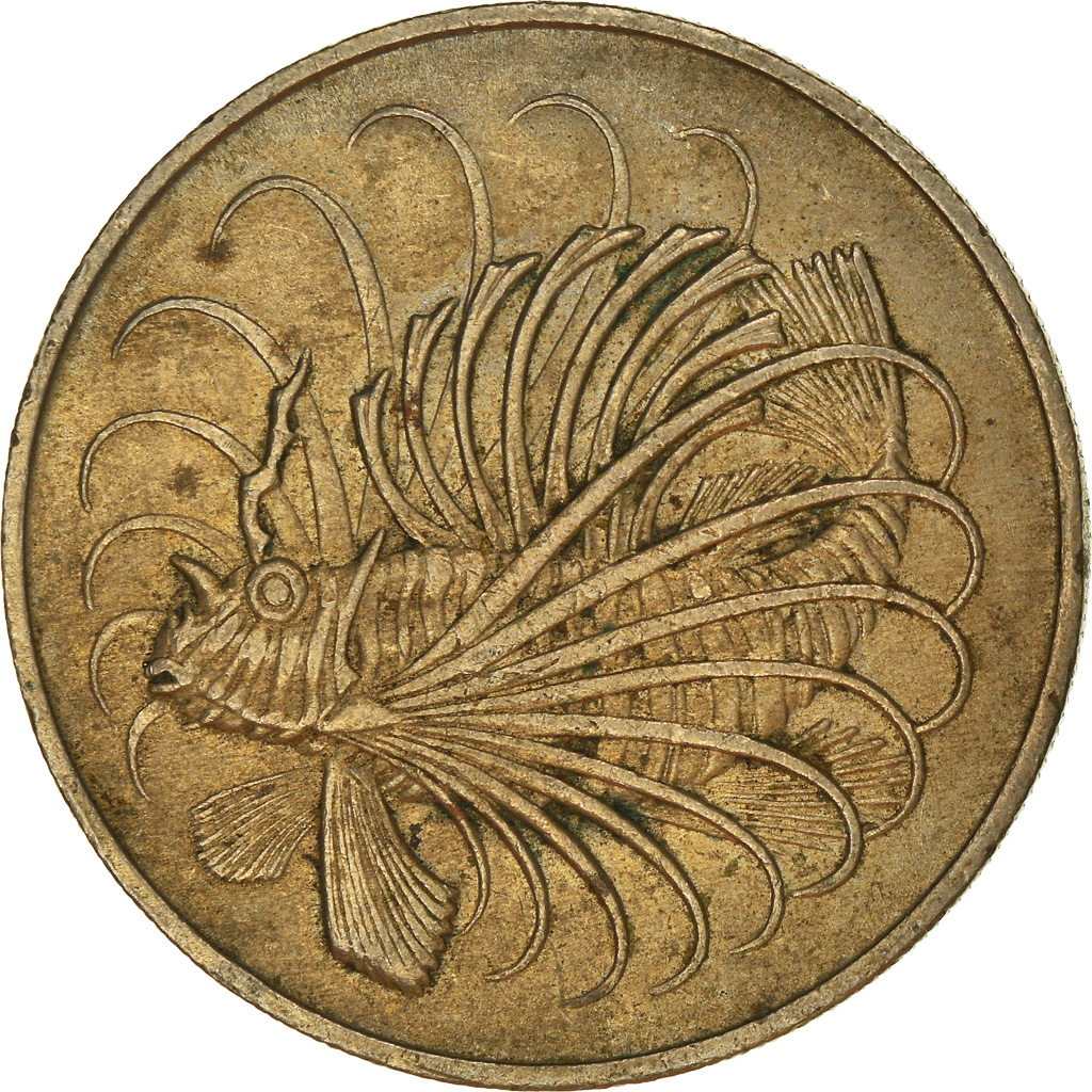 Coin, Singapore, 50 Cents, 1967, Singapore Mint, , Copper