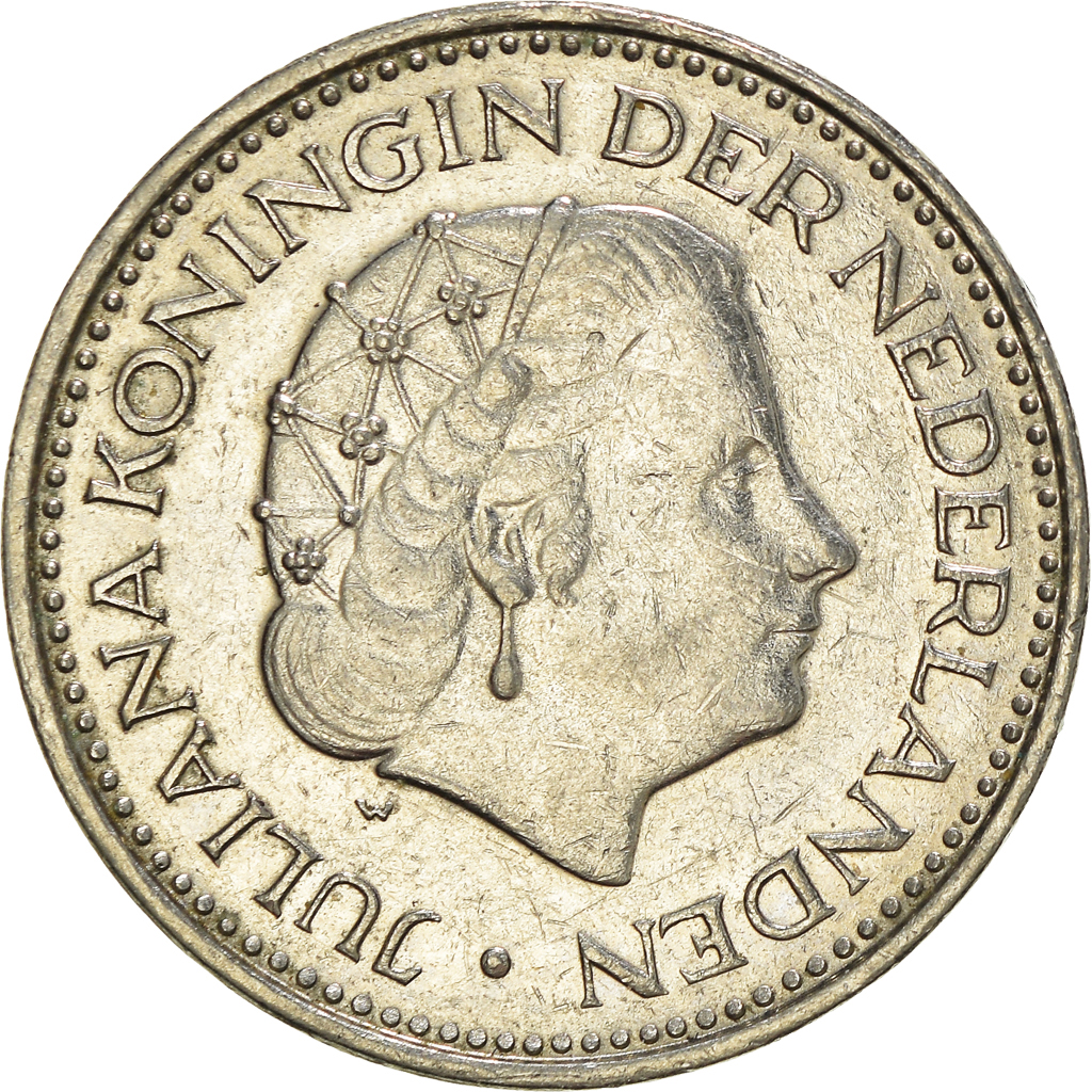 Coin, Netherlands, Gulden, 1972, , Nickel, KM:184a