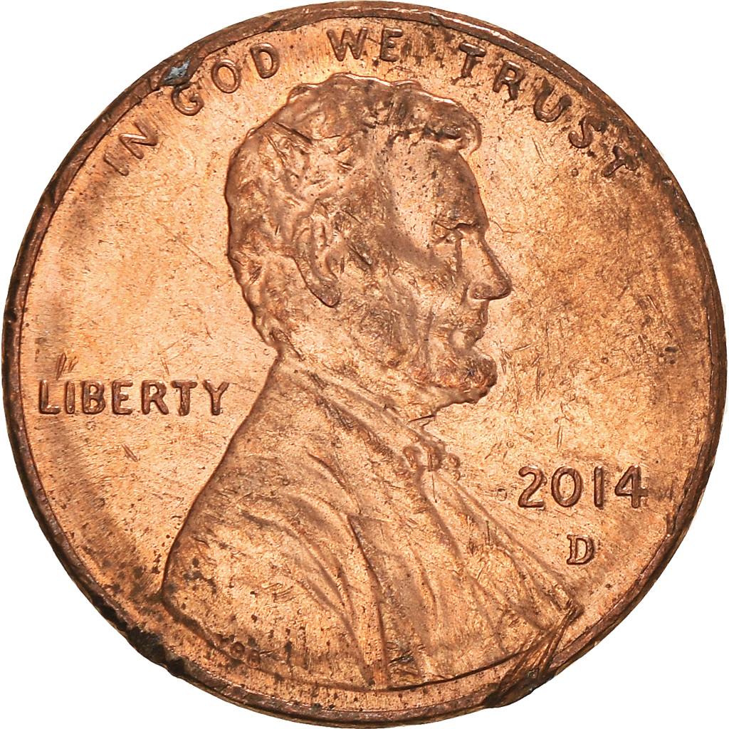 Moneda, Estados Unidos, Lincoln - Shield Reverse, Cent, 2014, U.S. Mint, Denver