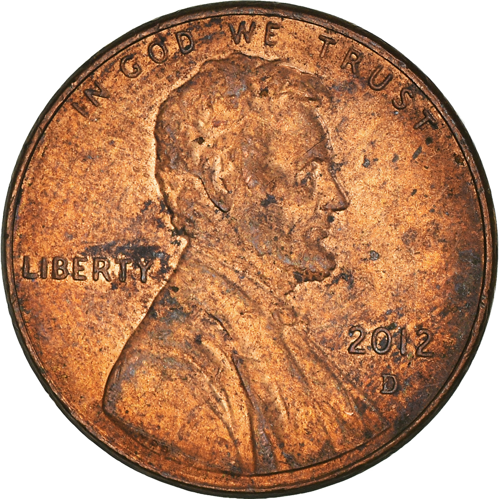 Moneda, Estados Unidos, Lincoln - Shield Reverse, Cent, 2012, U.S. Mint