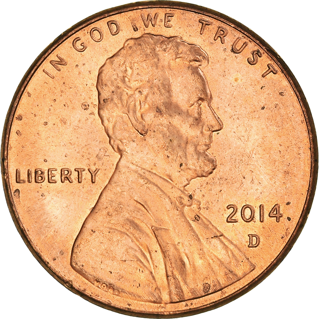 Moneda, Estados Unidos, Lincoln - Shield Reverse, Cent, 2014, U.S. Mint, Denver