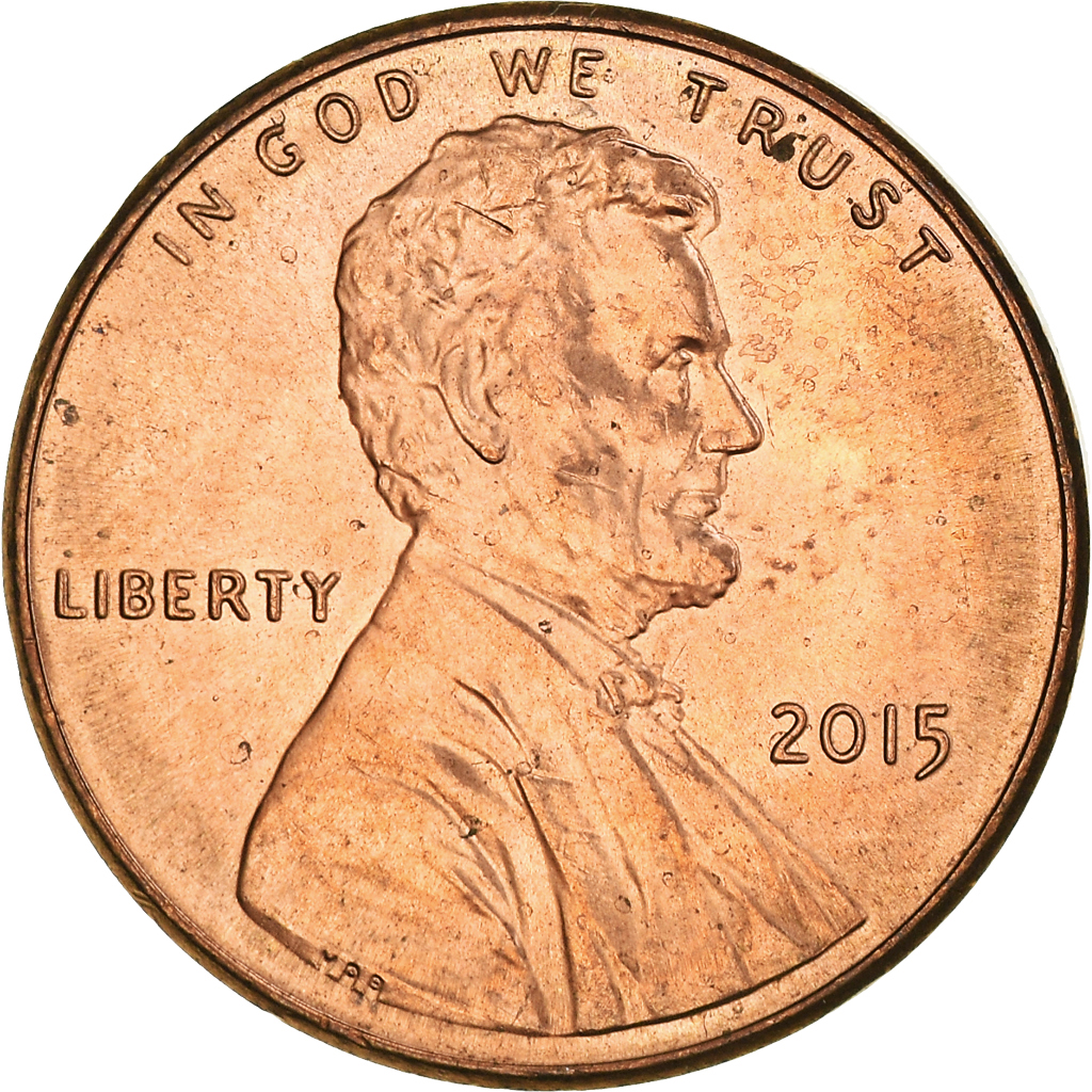 Moneda, Estados Unidos, Lincoln - Shield Reverse, Cent, 2015, U.S. Mint