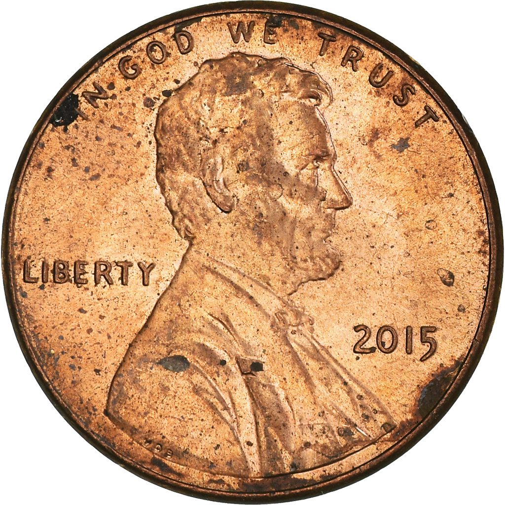 Moneda, Estados Unidos, Lincoln - Shield Reverse, Cent, 2015, U.S. Mint