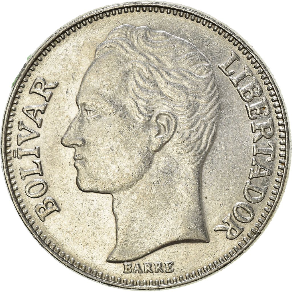 Coin, Venezuela, 2 Bolivares, 1986, , Nickel, KM:43