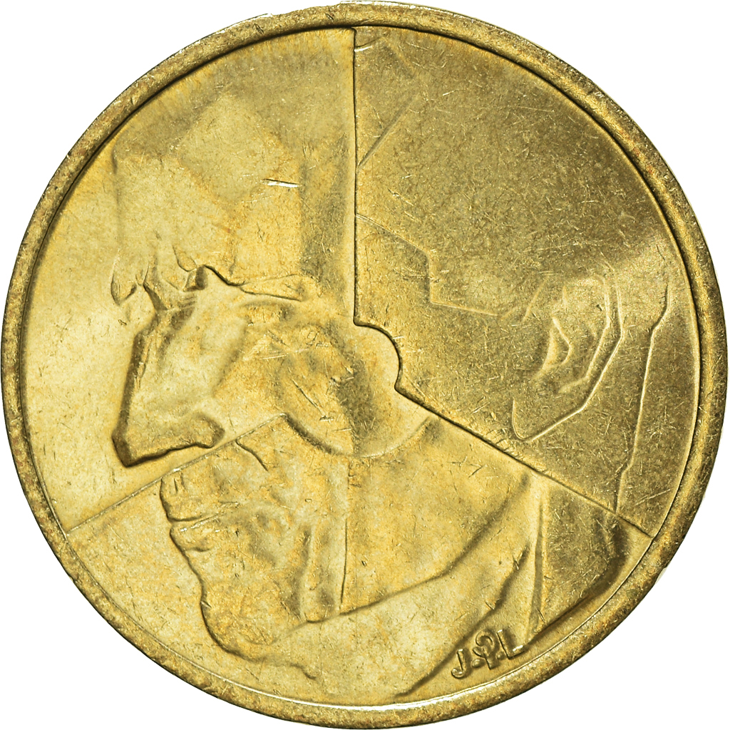 Coin, Belgium, 5 Francs, 5 Frank, 1986, , Brass Or Aluminum-Bronze