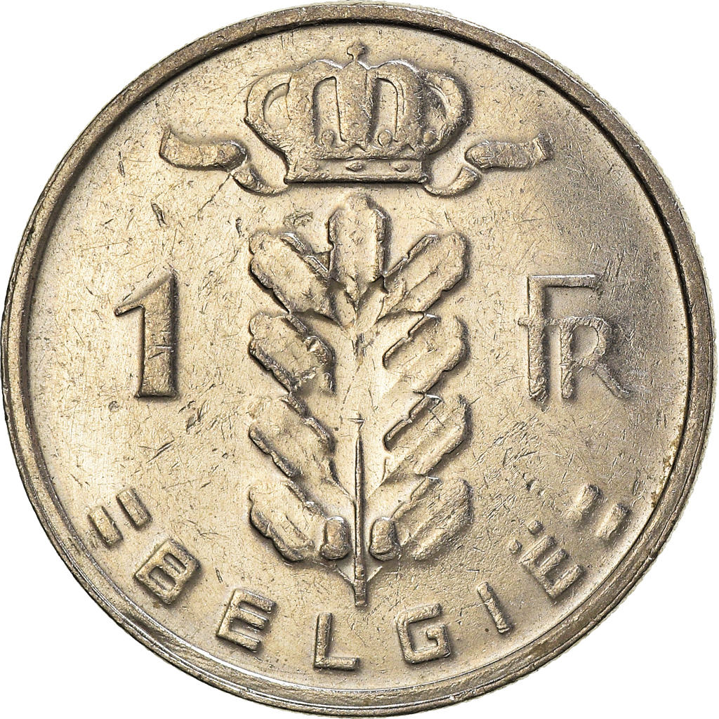 Coin, Belgium, Franc, 1988, , Copper-nickel, KM:143.1