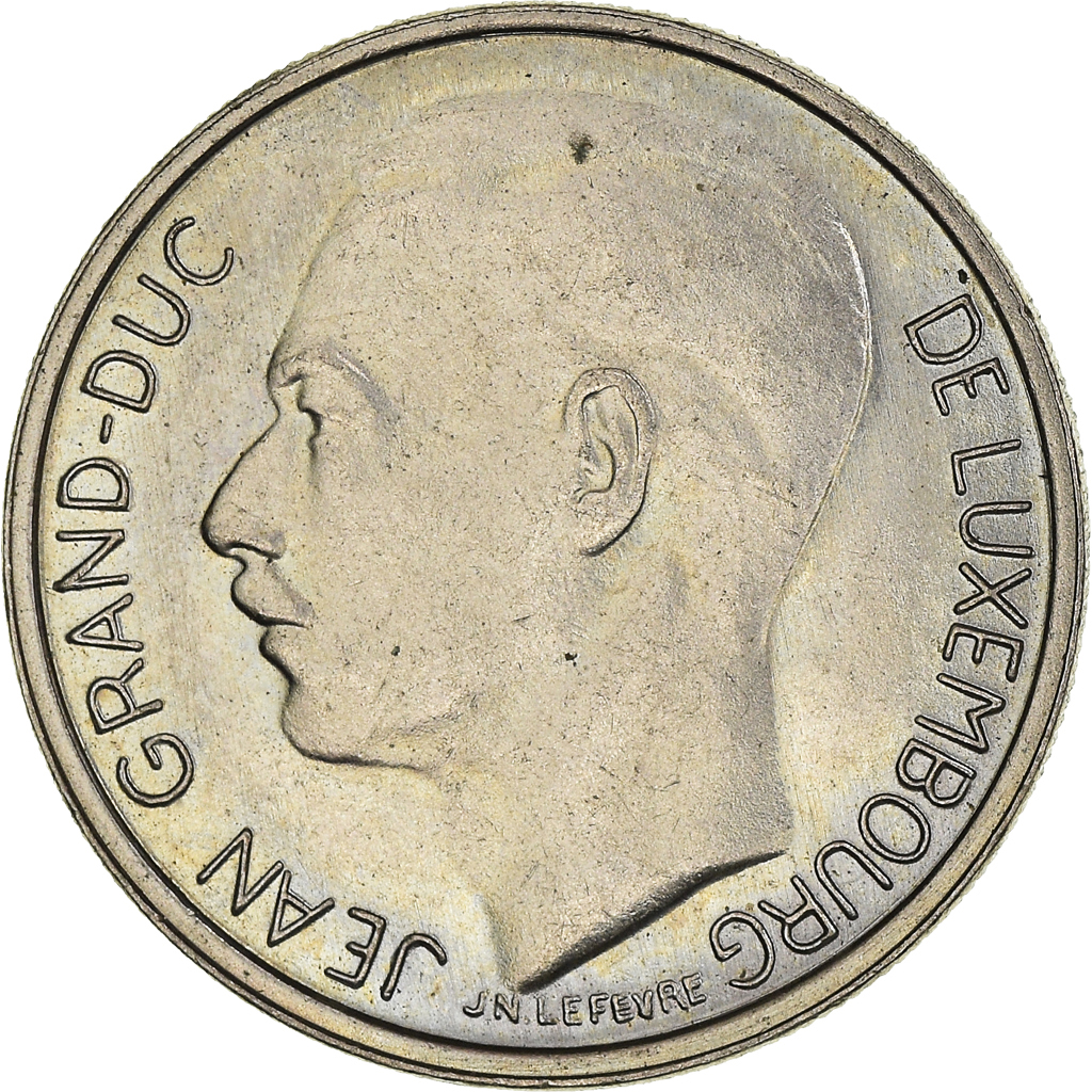 Moneda, Luxemburgo, Jean, Franc, 1980, EBC, Cobre - níquel, KM:55