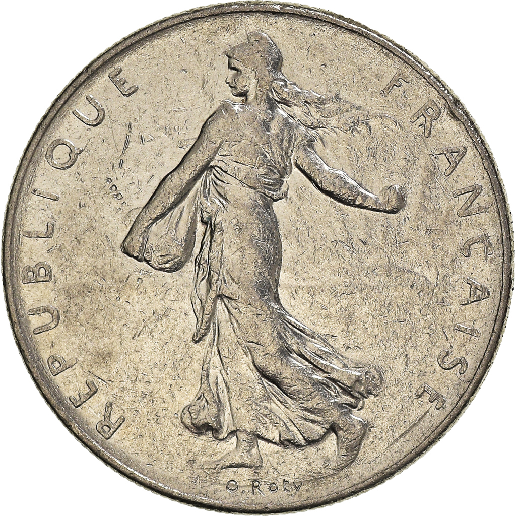 Coin, France, Semeuse, Franc, 1977, Paris, 1 Franc, , Nickel, KM:925.1