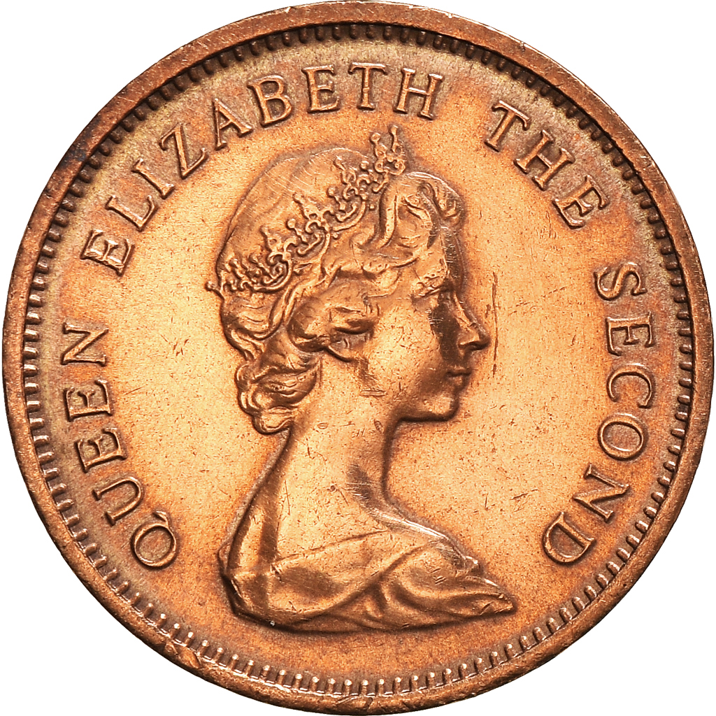 Coin, Jersey, Elizabeth II, 1/2 New Penny, 1971, , Bronze, KM:29