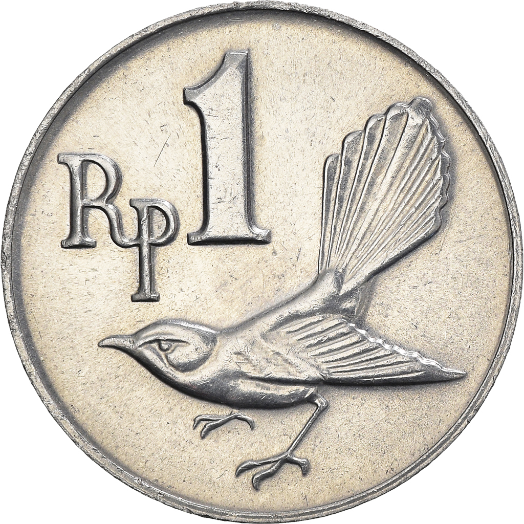 Moneda, Indonesia, Rupiah, 1970, MBC+, Aluminio, KM:20