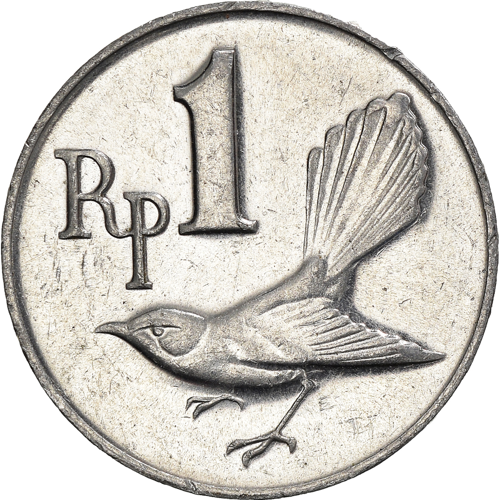 Moneda, Indonesia, Rupiah, 1970, BC+, Aluminio, KM:20