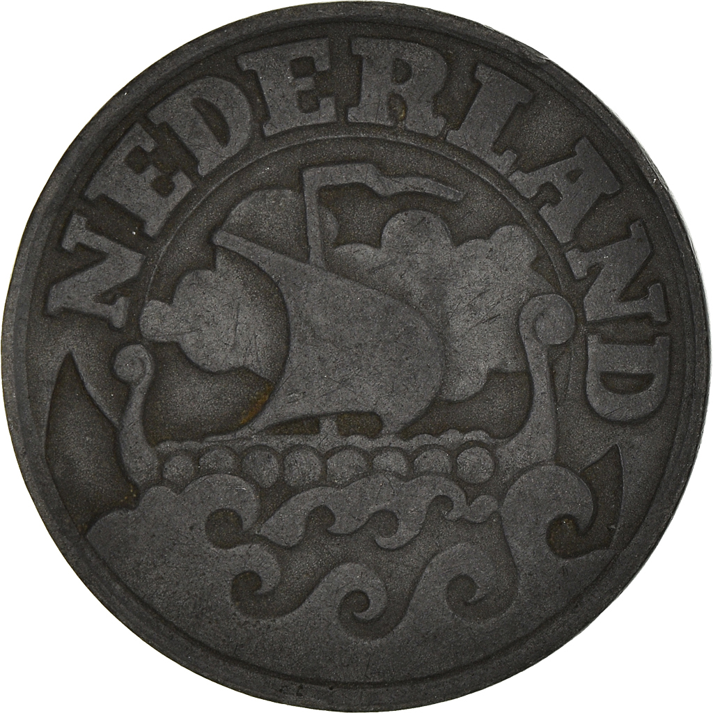 Coin, Netherlands, Wilhelmina I, 25 Cents, 1941, , Zinc, KM:174