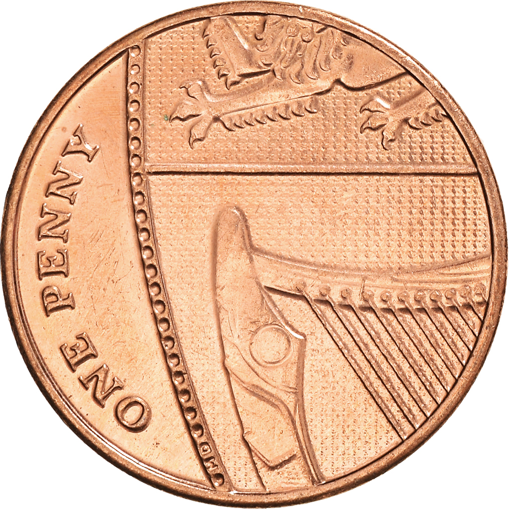 Moneda, Gran Bretaña, Elizabeth II, Penny, 2014, EBC, Cobre chapado en acero