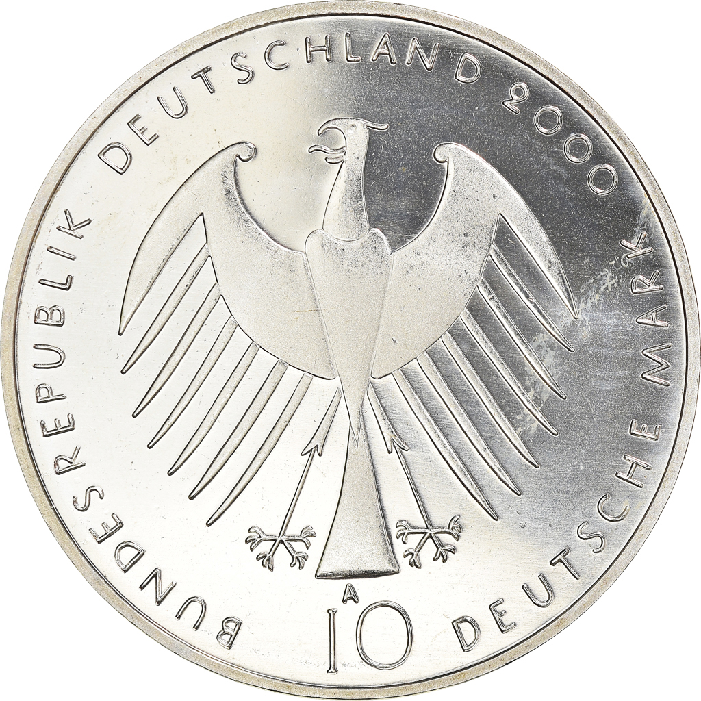 Coin, GERMANY - FEDERAL REPUBLIC, 10 Mark, 2000, Berlin, BE, , Silver