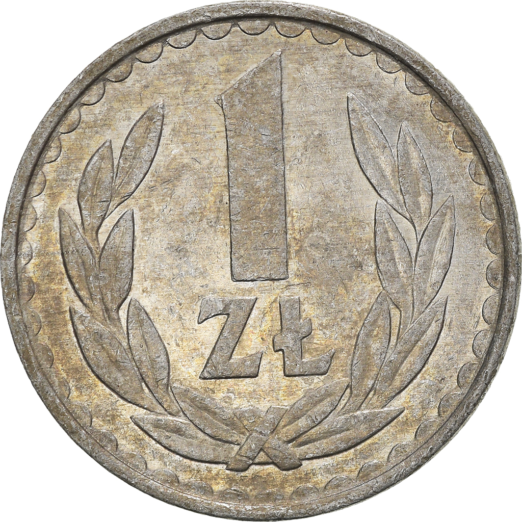 Coin, Poland, Zloty, 1983, Warsaw, , Aluminum, KM:49.1