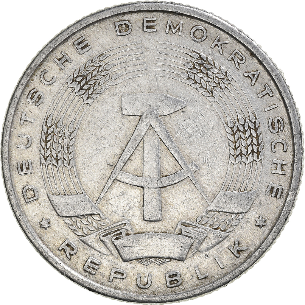 Münze, GERMAN-DEMOCRATIC REPUBLIC, 2 Mark, 1957, Berlin, S, Aluminium, KM:14
