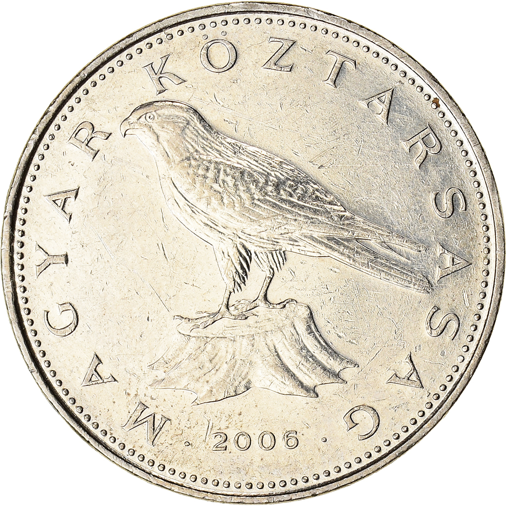 Moneda, Hungría, 50 Forint, 2006, Budapest, BC+, Cobre - níquel, KM:697