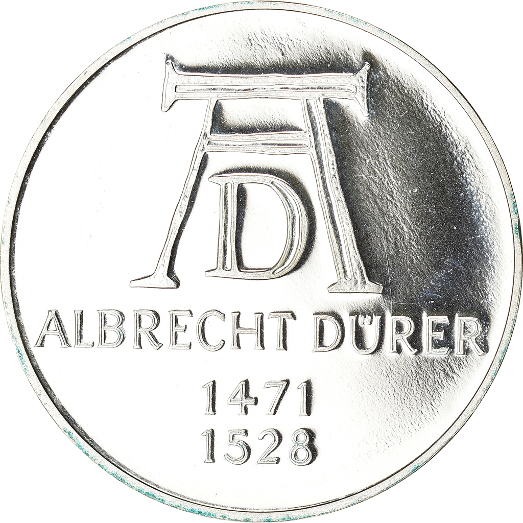 Coin, GERMANY - FEDERAL REPUBLIC, 500th Anniversary - Birth of Albrecht D, 5