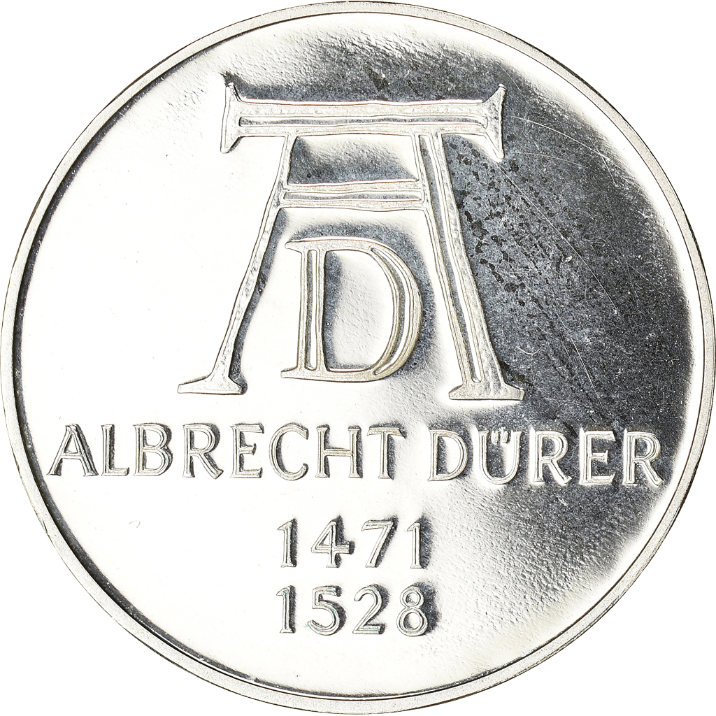 Coin, GERMANY - FEDERAL REPUBLIC, 500th Anniversary - Birth of Albrecht D, 5