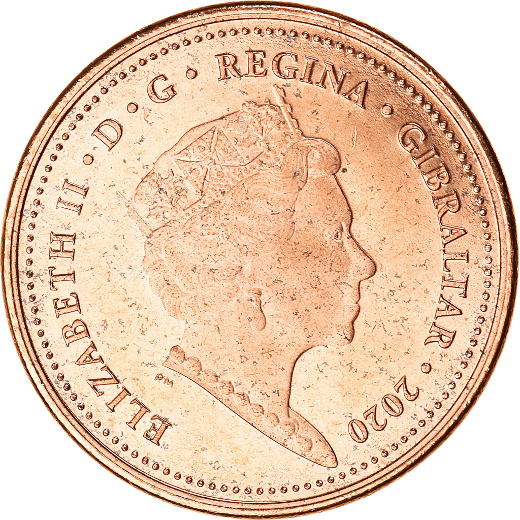 Coin, Gibraltar, 2 Pence, 2020, Pobjoy Mint, , Acier plaqué cuivre