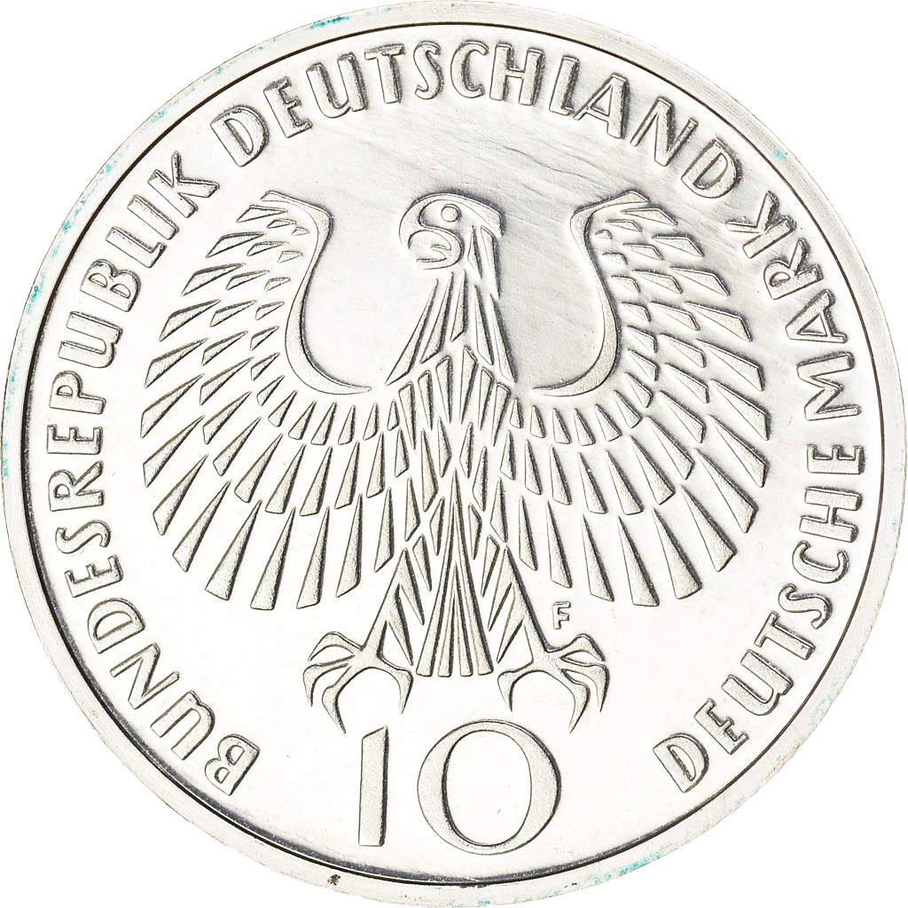 Coin, GERMANY - FEDERAL REPUBLIC, 10 Mark, 1972, Stuttgart, BE, , Silver
