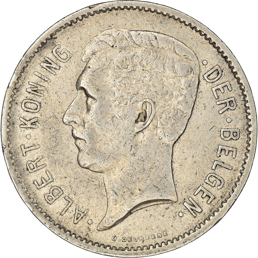Coin, Belgium, 5 Francs, 5 Frank, 1932, , Nickel, KM:98