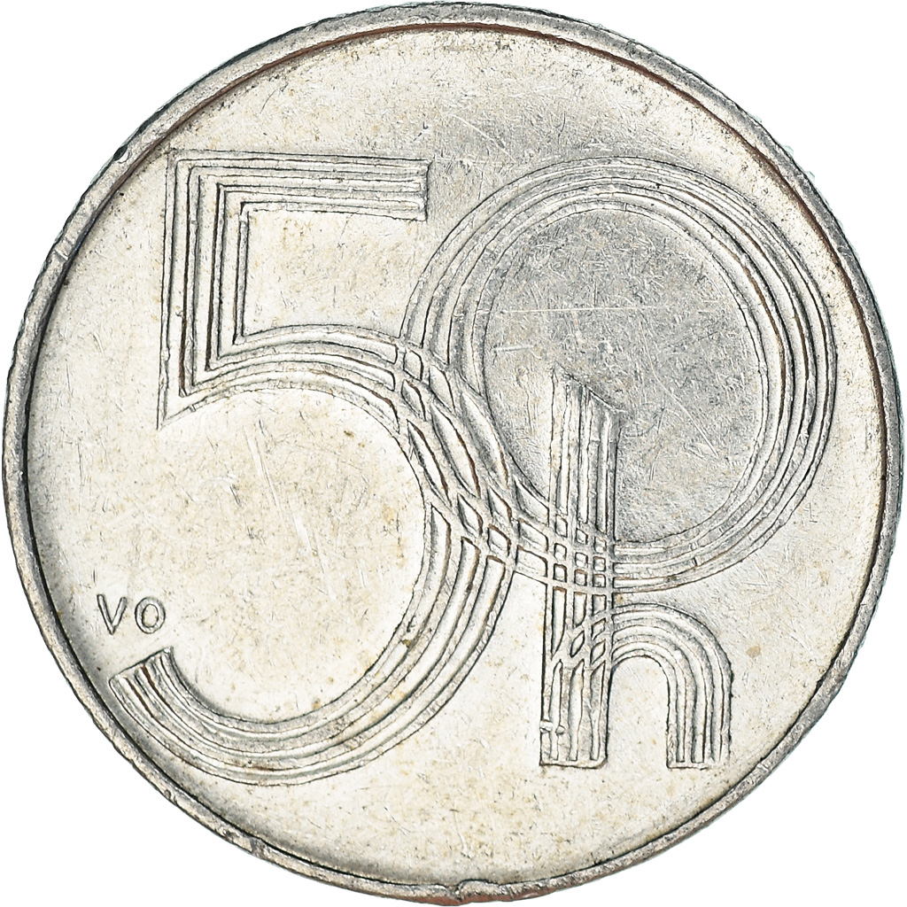 Coin, Czech Republic, 50 Haleru, 1996, , Aluminum, KM:3.1