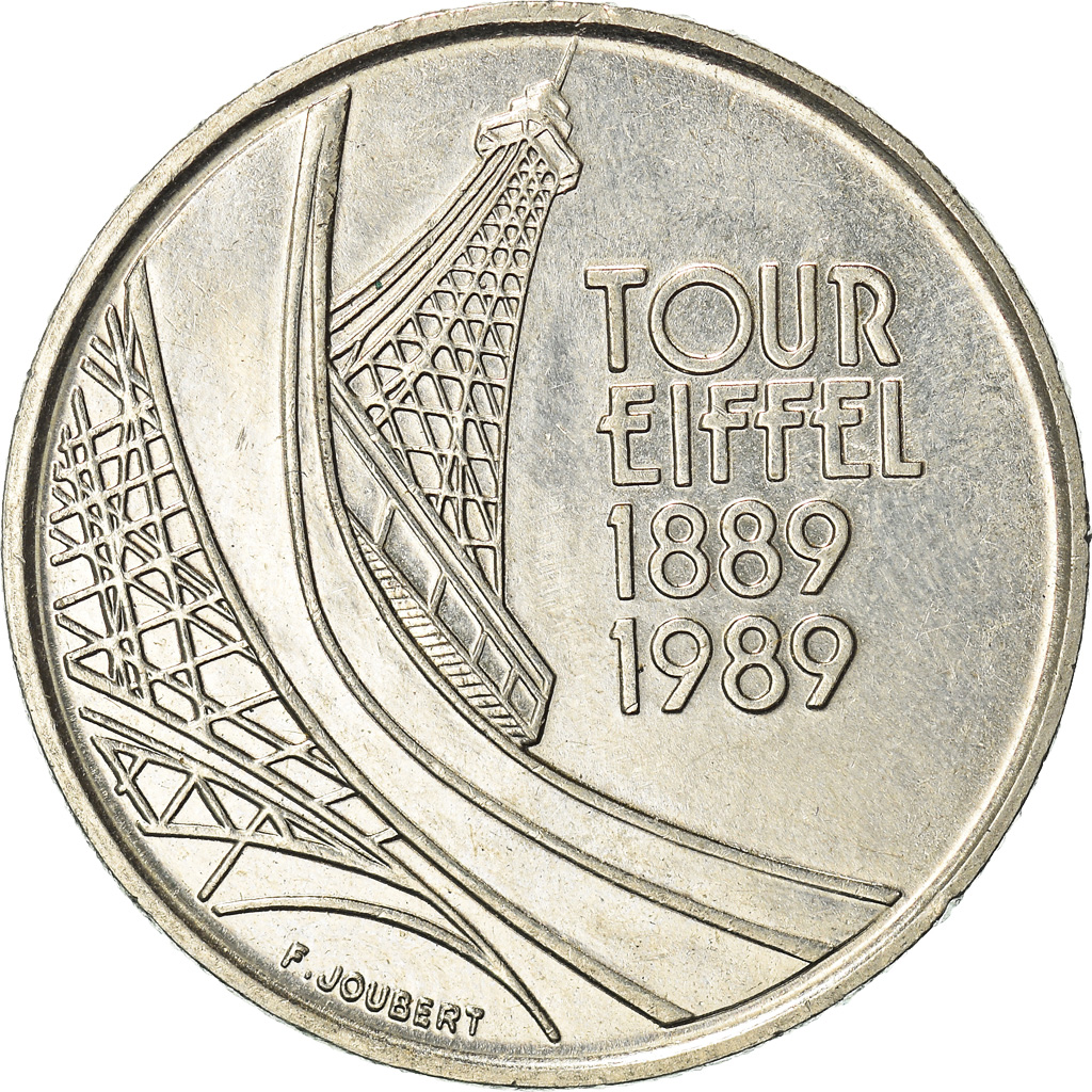 Moneda, Francia, 5 Francs, 1989