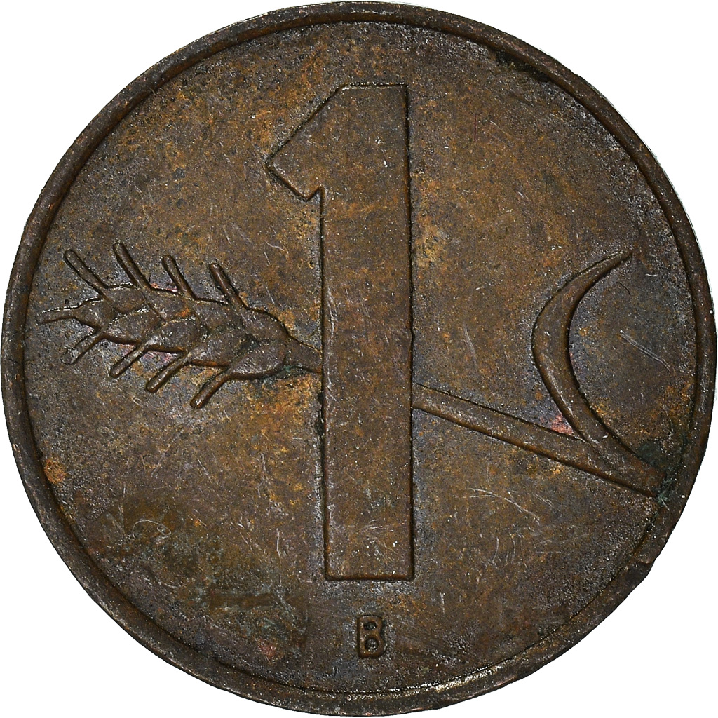 Moneda, Suiza, Rappen, 1966