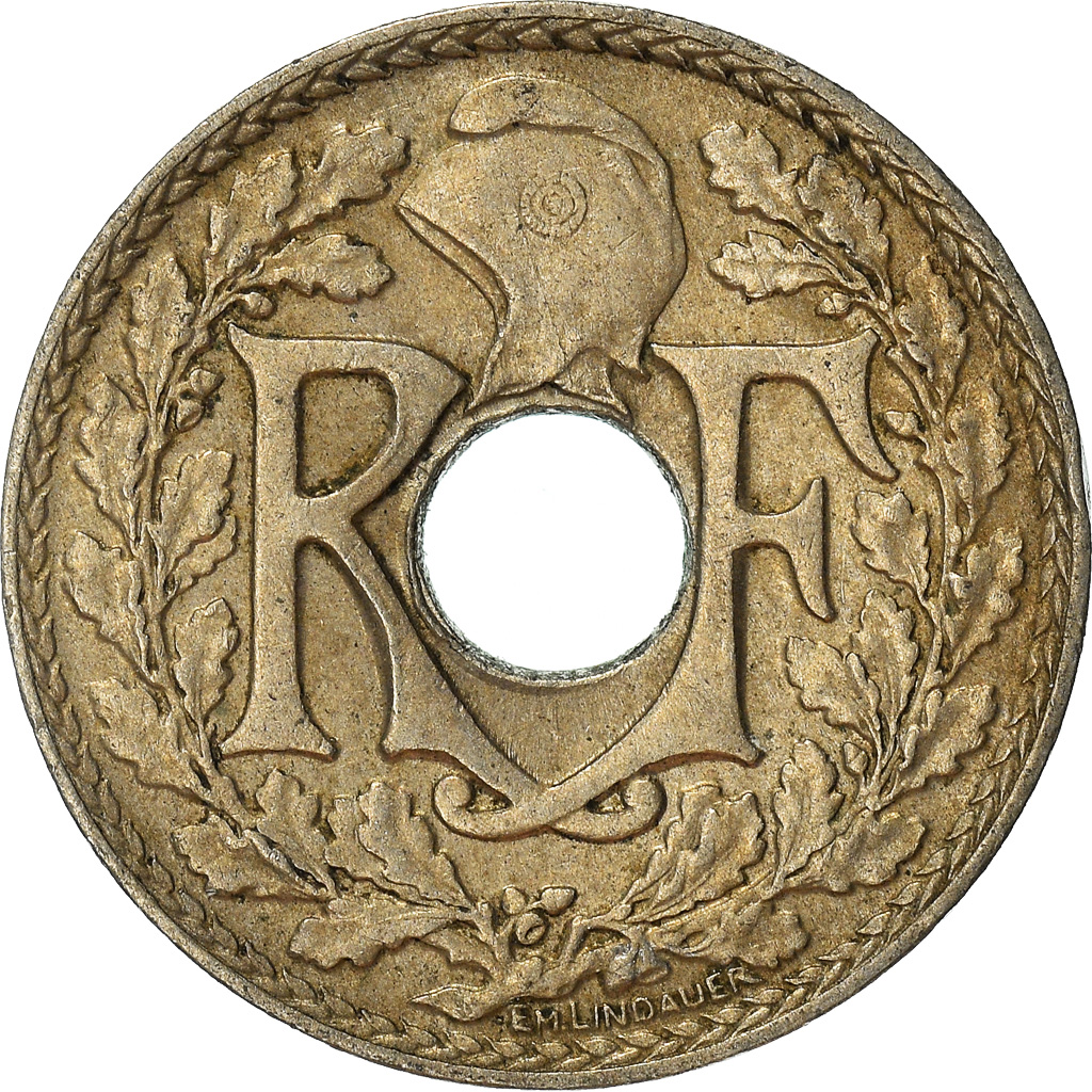 Moneda, Francia, 10 Centimes, 1936