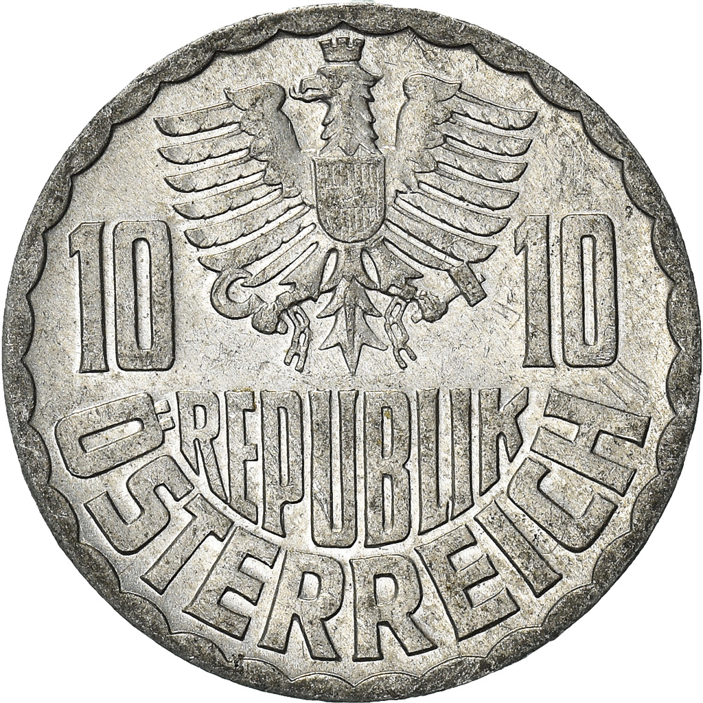 Moneda, Austria, 10 Groschen, 1976