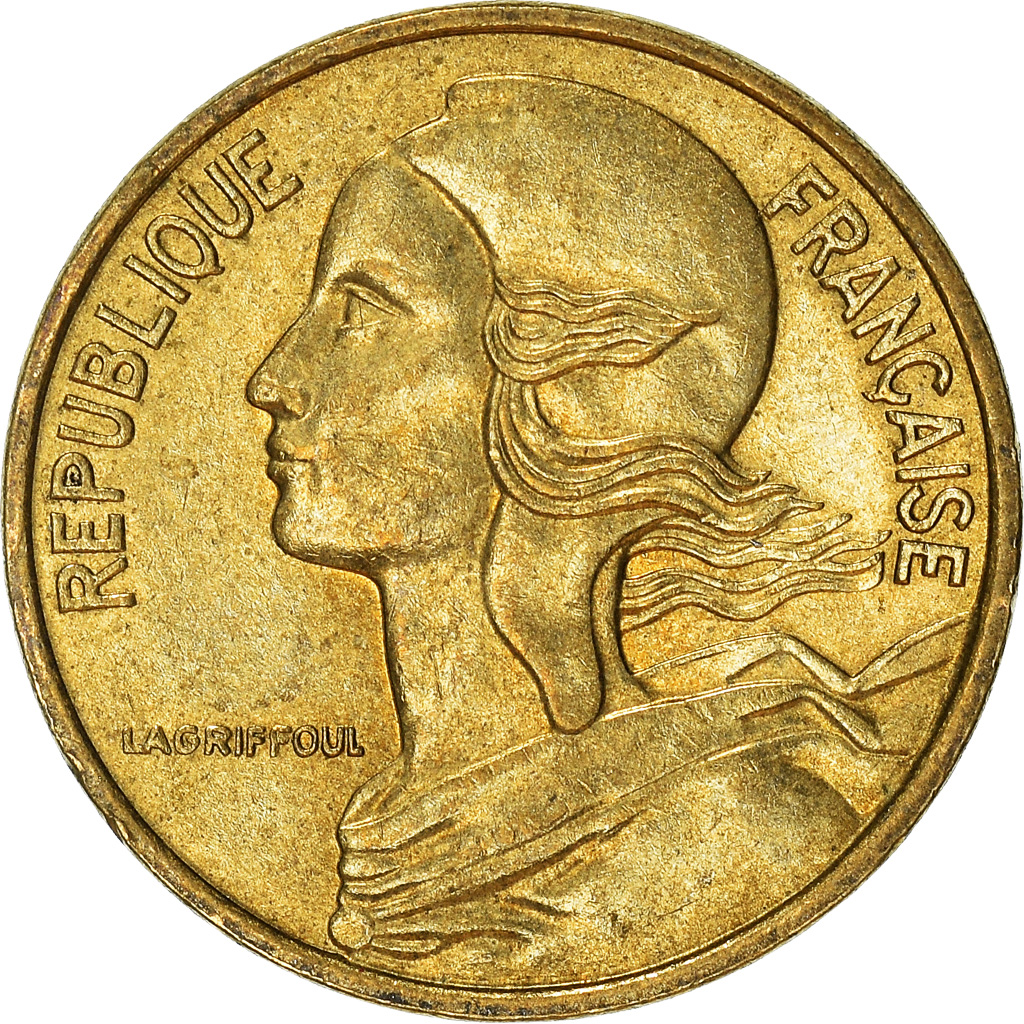 Moneda, Francia, 5 Centimes, 1986