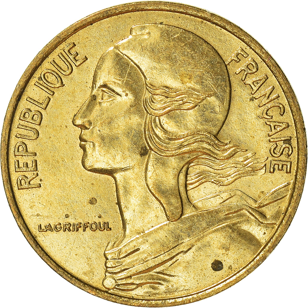 Moneda, Francia, 5 Centimes, 1997