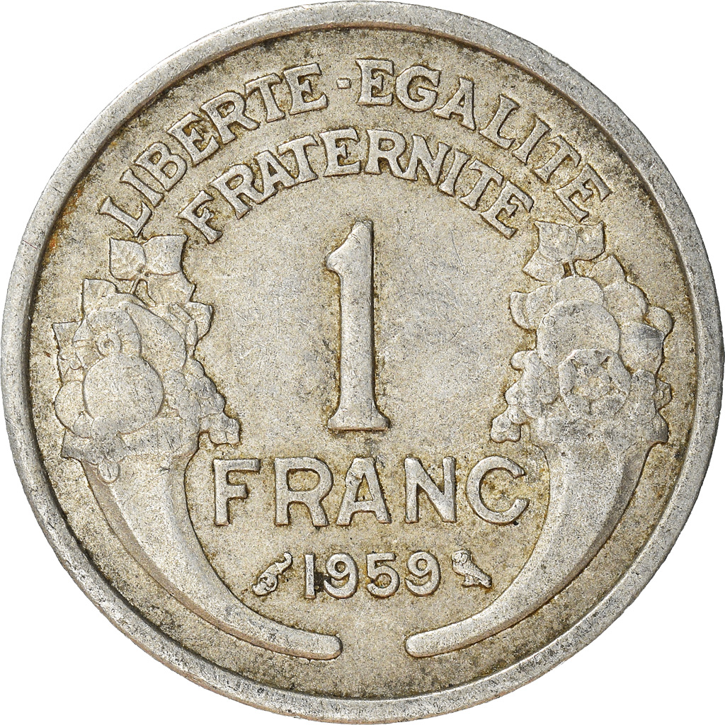 Moneda, Francia, Franc, 1959