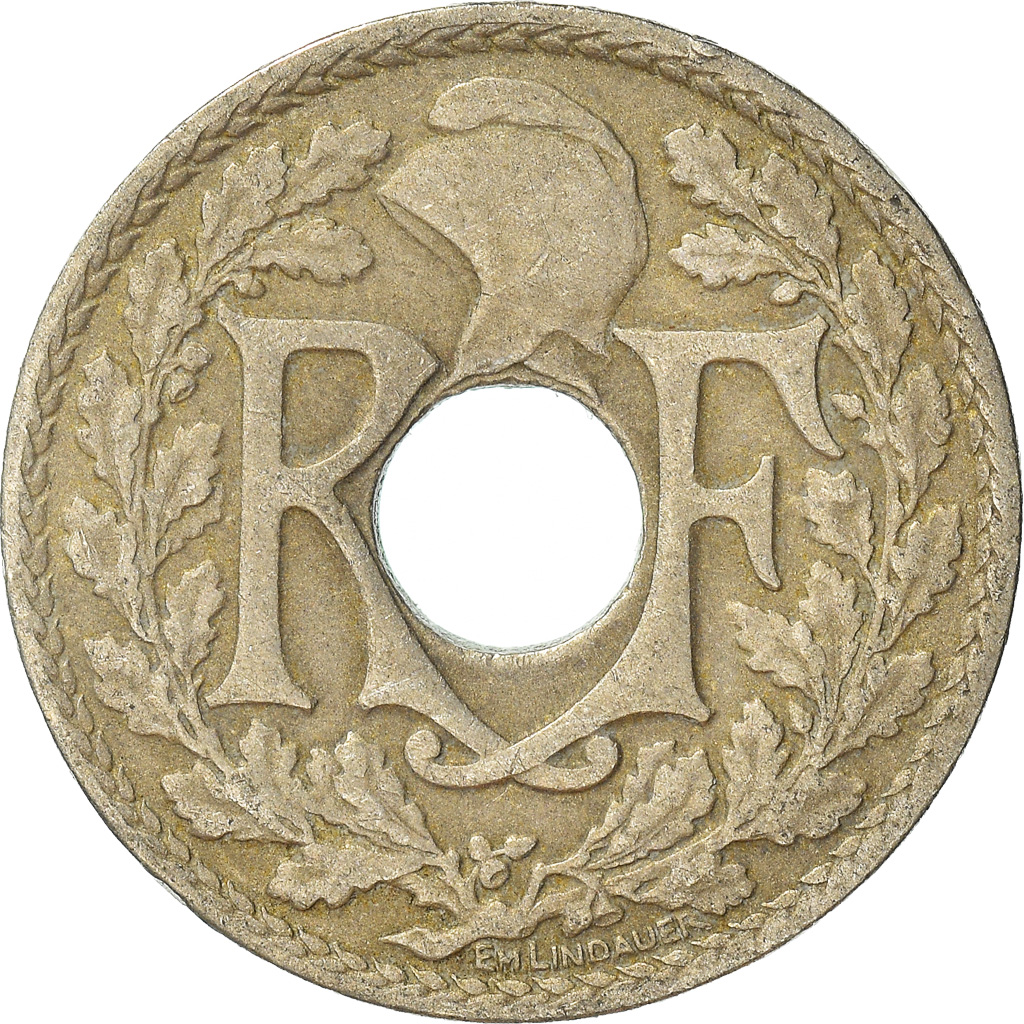 Moneda, Francia, 10 Centimes, 1923