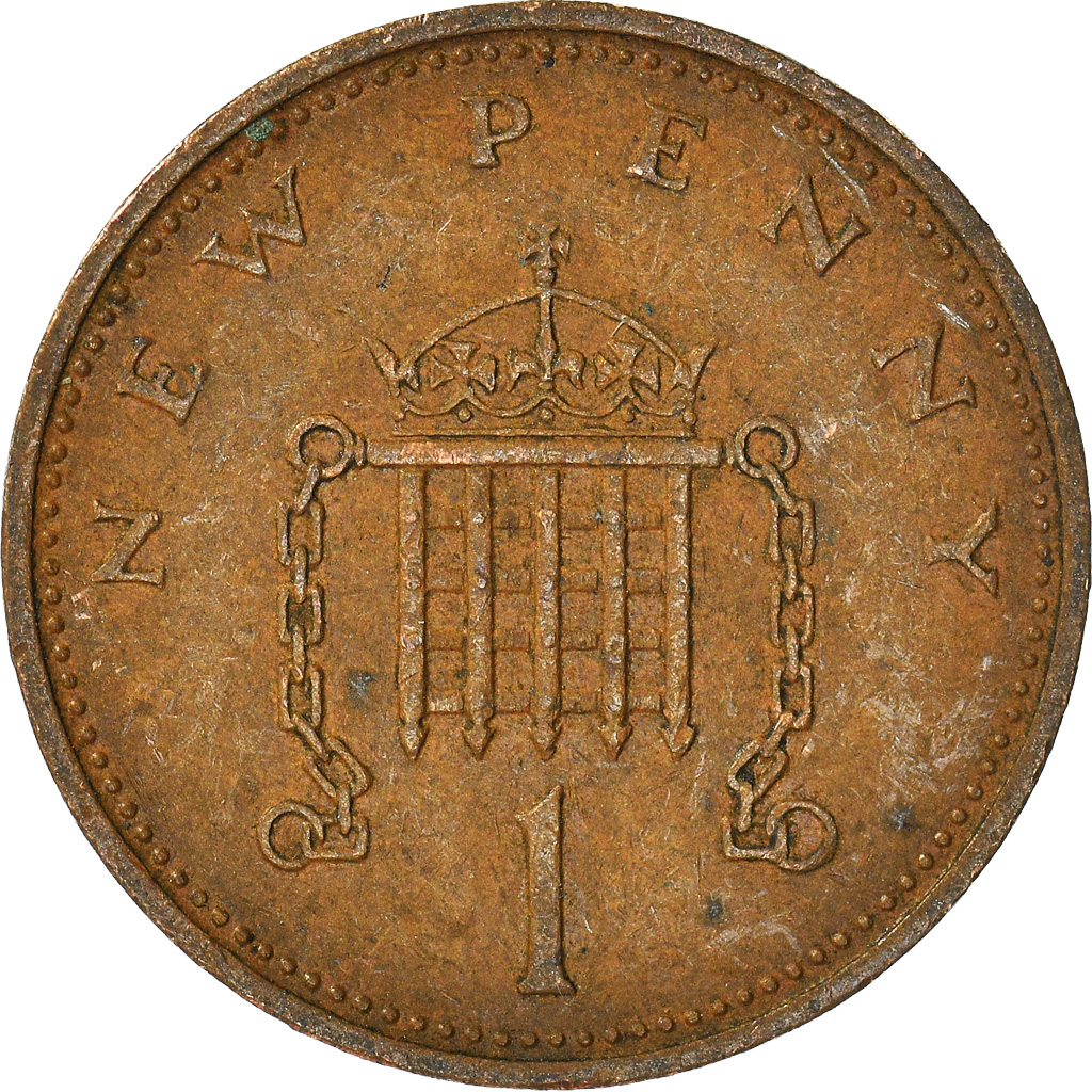 Moneda, Gran Bretaña, New Penny, 1971