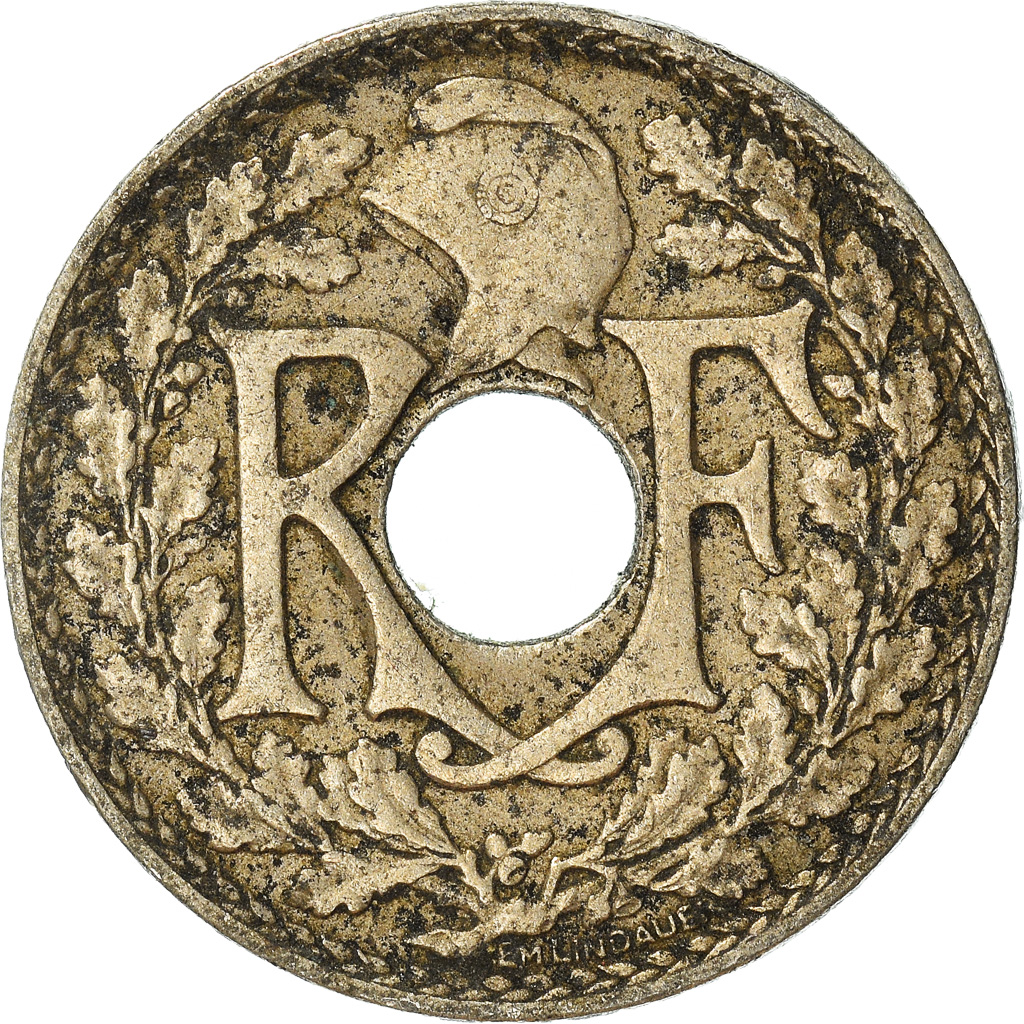 Moneda, Francia, 10 Centimes, 1919