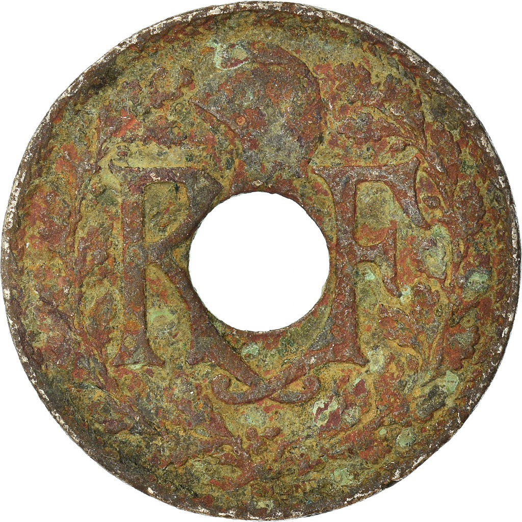 Moneda, Francia, 10 Centimes, 1920