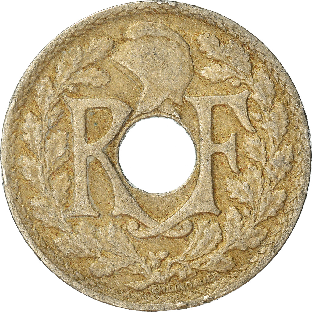 Moneda, Francia, 10 Centimes, 1924