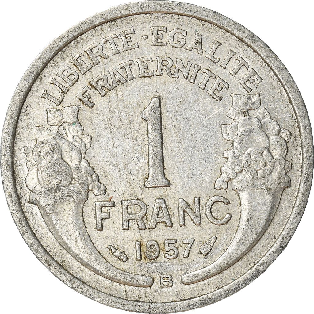 Moneda, Francia, Franc, 1957